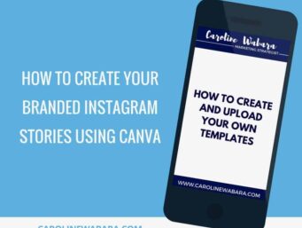 how to create branded instagram stories using canva to promote your business in Nigeria